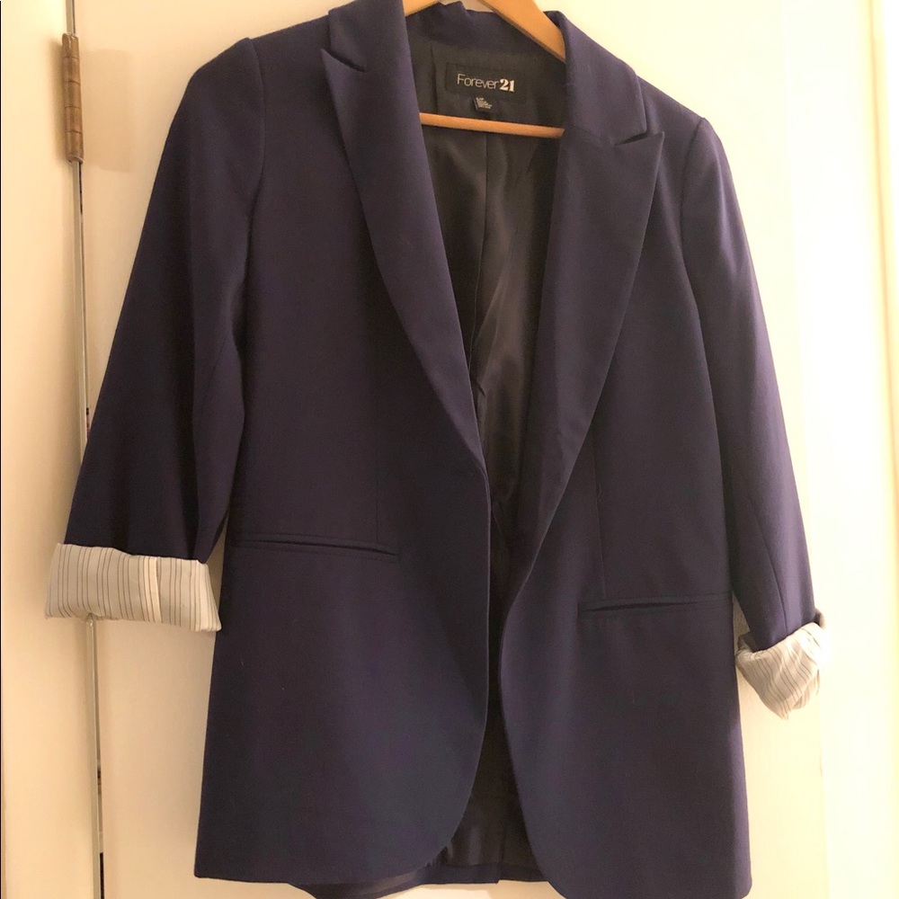 Navy Forever 21 blazer